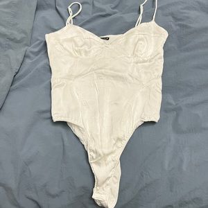 Zara satin bodysuit